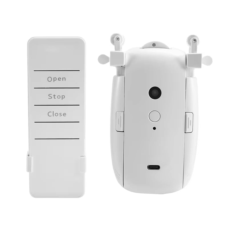 Optimal Tuya Smart Curtains Machine Wireless Curtain Opener Switch Robot Remote Control for T-Shaped Tracks