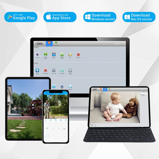 8MP 4K IP Camera Outdoor Face Detection Audio Dual Light H.265 Onvif CCTV Metal Dome POE Surveillance Security RTSP