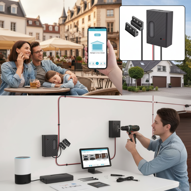Smart Life App Garage Door Controller – Works with Alexa & Google