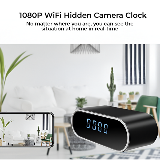 Wireless Hidden Clock Camera – Motion Detection & DVR Recorder